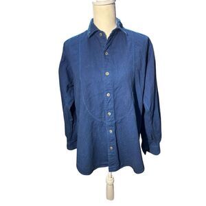 Blue Blue Japan Indigo Shirt - Size Small - Unique U-Design - 2021